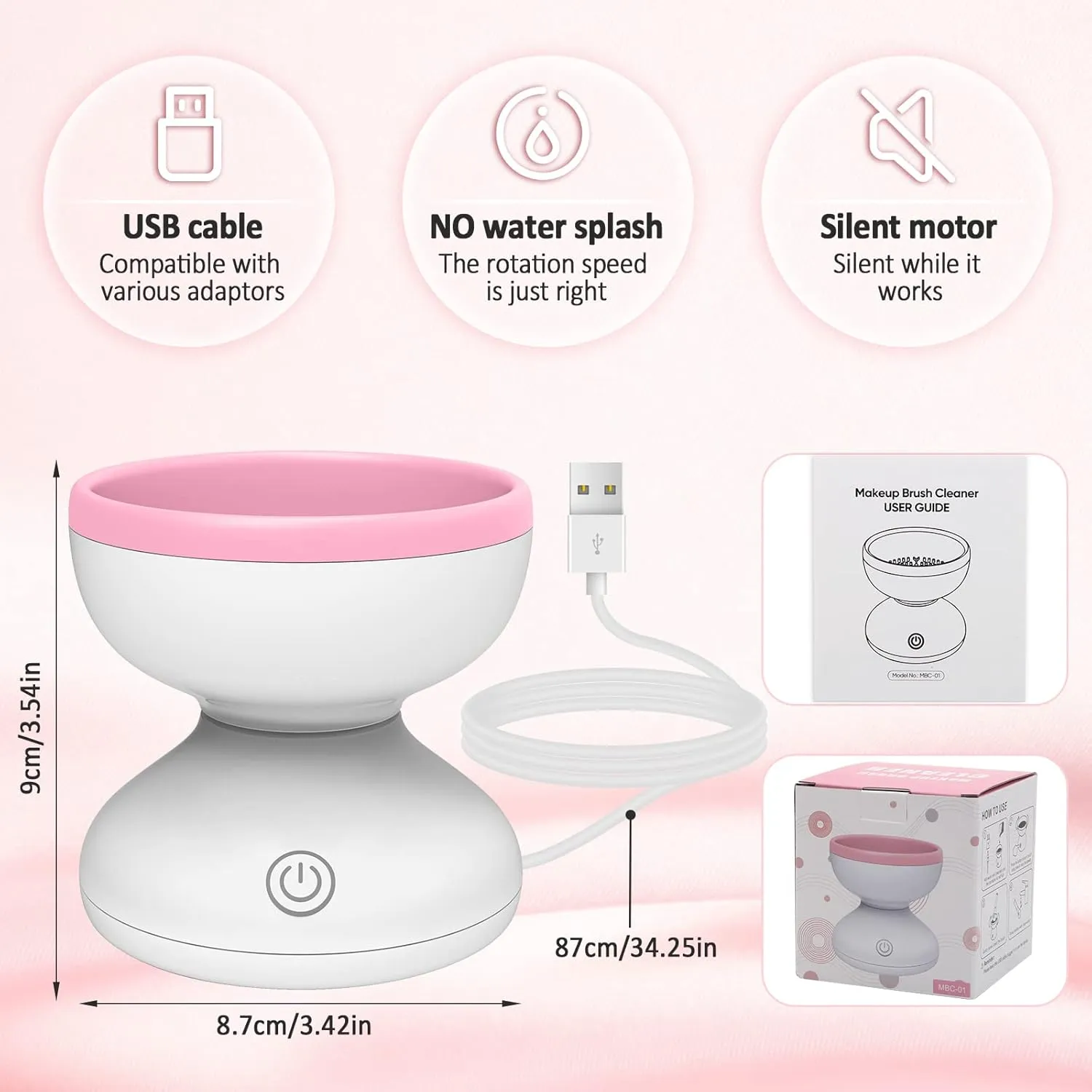 Electric Makeup Brush Cleaner Machine